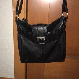 Black over the shoulder purse